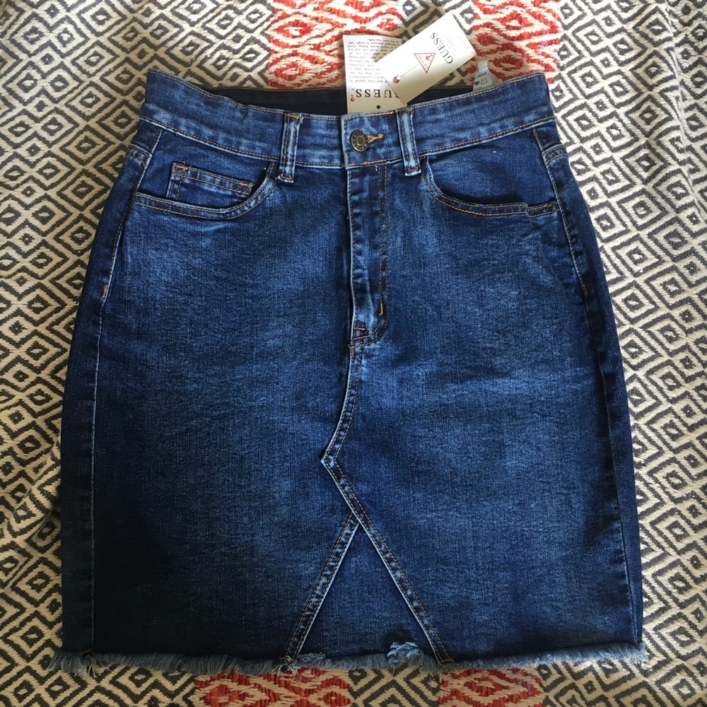 Guess jean skirt
